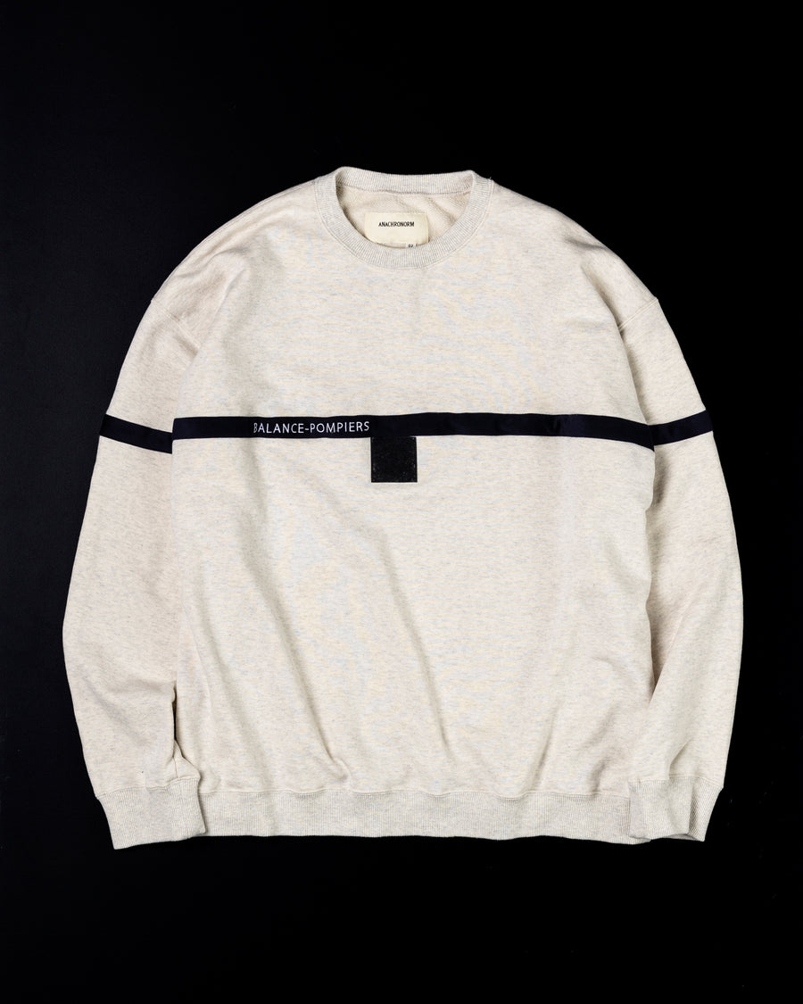 AN276 FIREMAN CREW NECK SWEAT OATMEAL