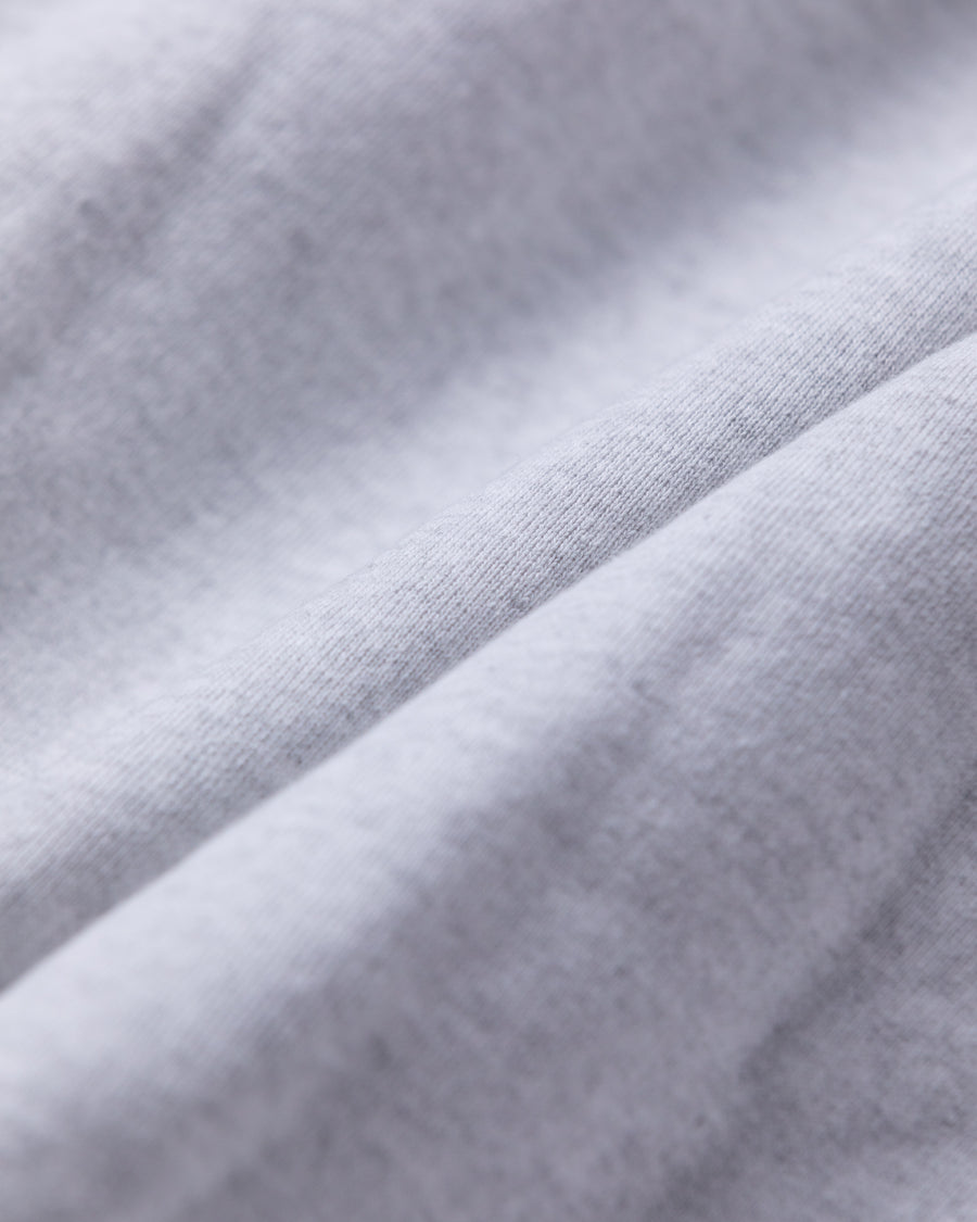 AN300 GLITCH EMBROIDERY SWEAT WHITE GRAY