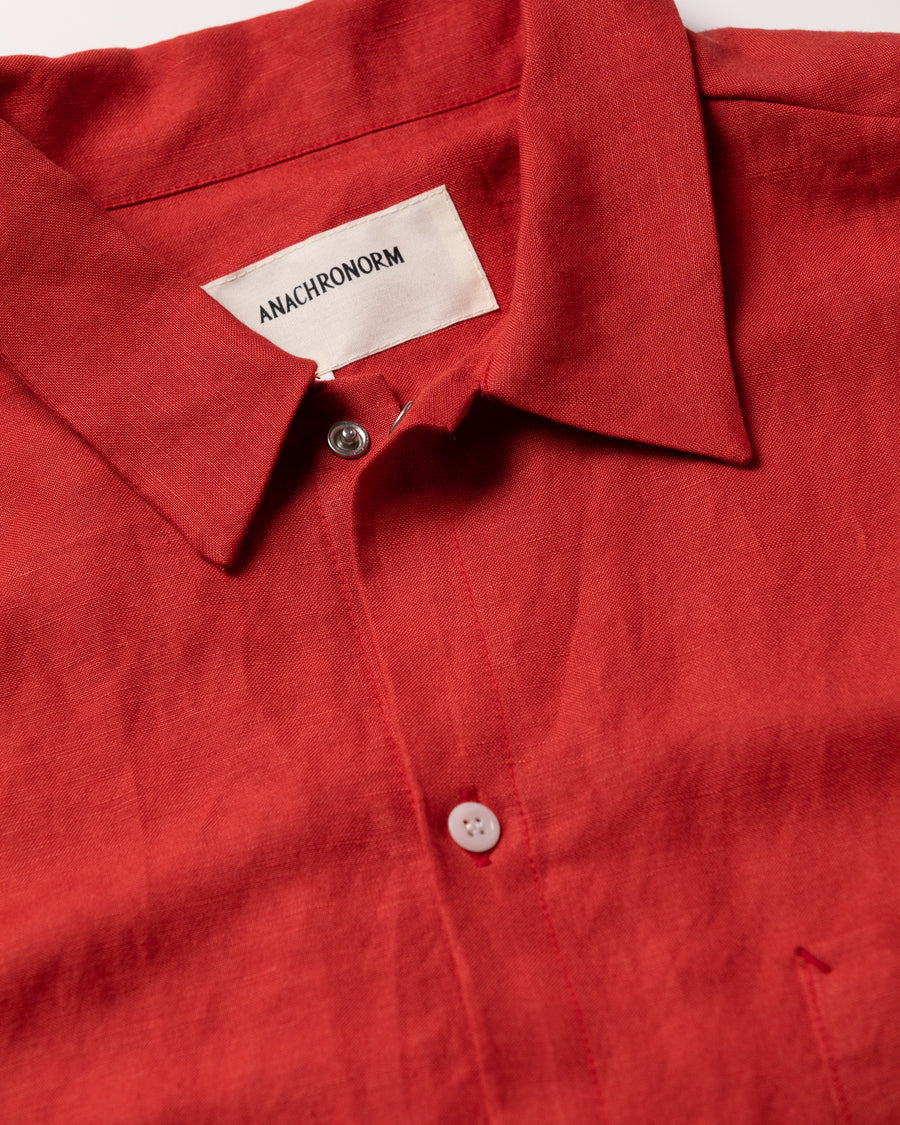 AN282 RAYON ReSIZE LONG SHIRTS ORANGE