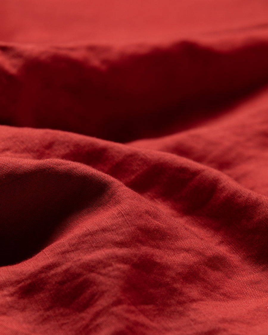 AN283 RAYON HEM TUCK EASY PANTS ORANGE