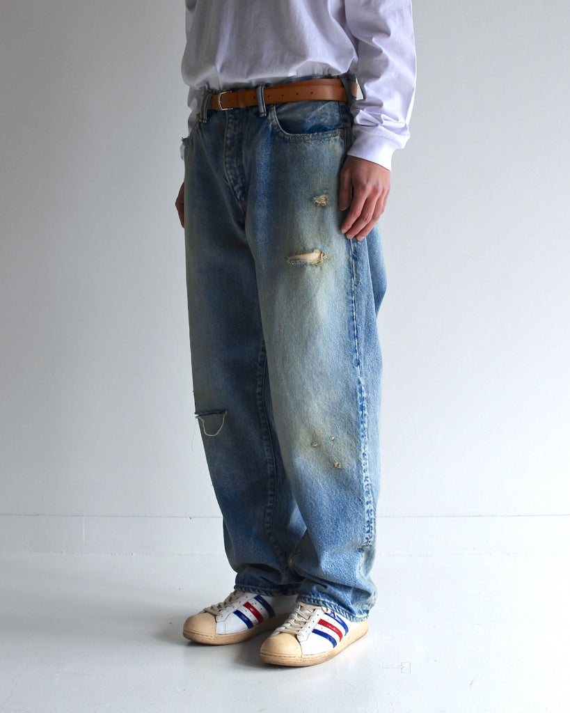 CONTEXT-003N 80's WIDE 5P PANTS