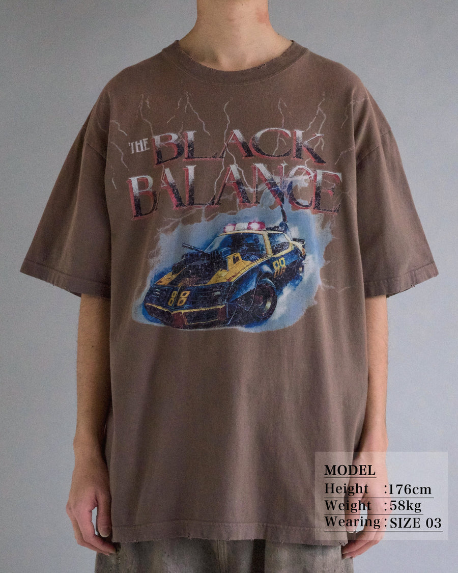 ANACHRONORM ダイド カスタムカー グラフィックTシャツ ダスティブラウン | 5.6oz天竺 アメリカンカルチャーモチーフ 特殊染色 変色加工 一点一点