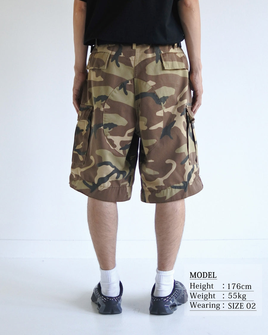 FADED BDU CAMO SHORTS WOODLAND