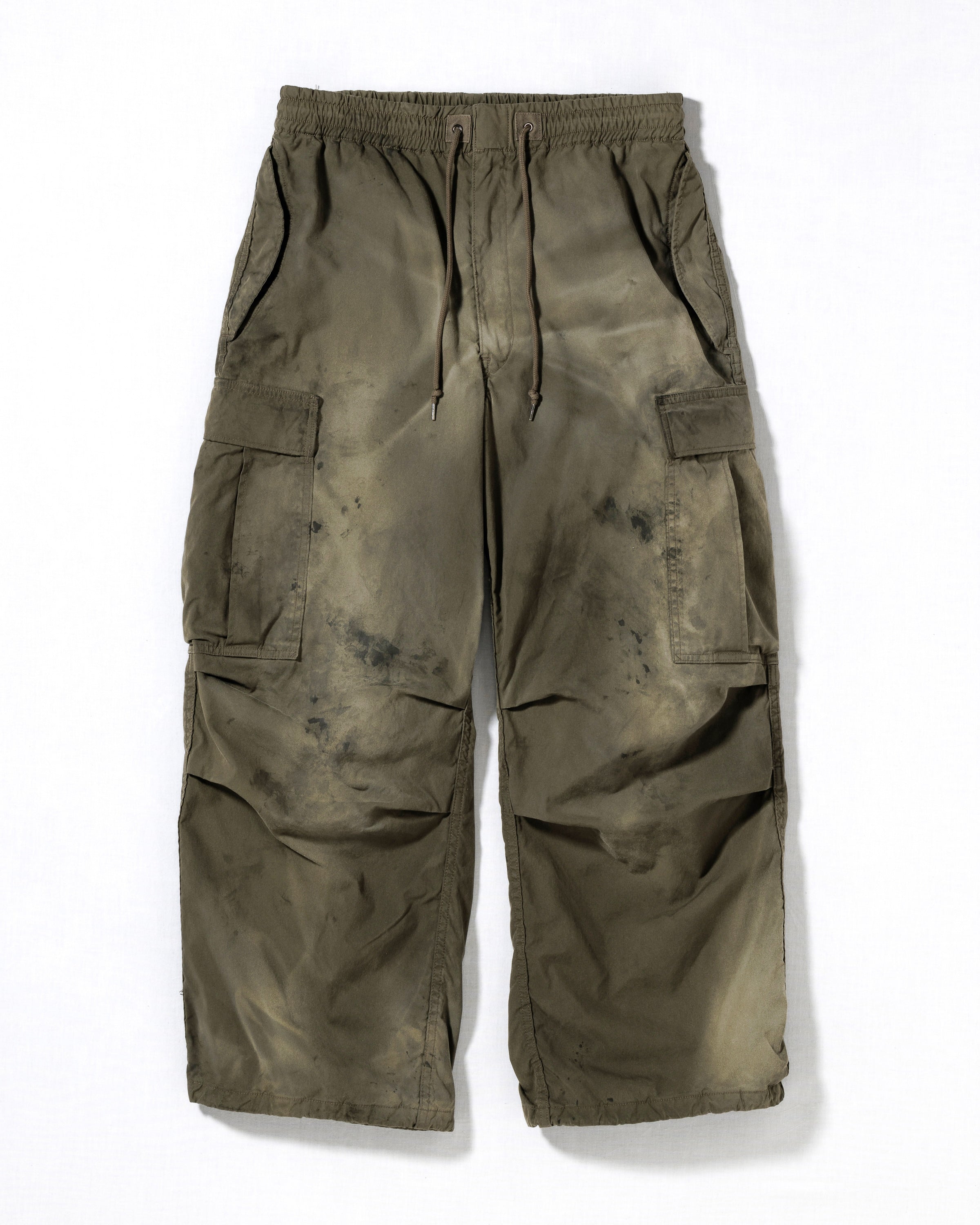 FADED CARGO EASY PANTS OLIVE