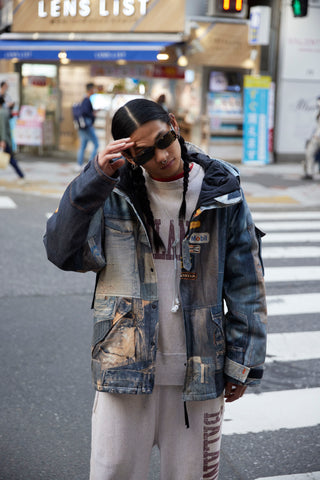 AN266 ECWCS TYPE PARKA JACKET INDIGO