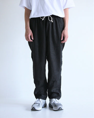 AN289 VENTILATED TAPERED EASY PANTS LIGHT BLACK