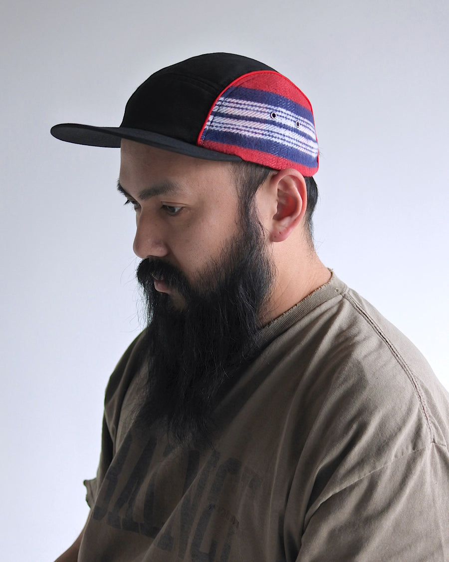 AN318 FLANNEL PANEL JETCAP RED
