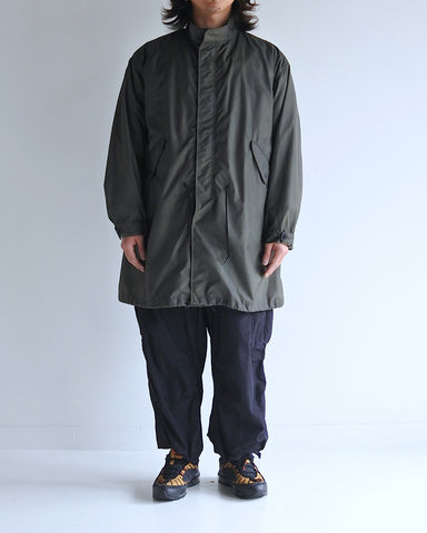 AN321 DIRTPAINT NYLON MODS COAT OLIVE