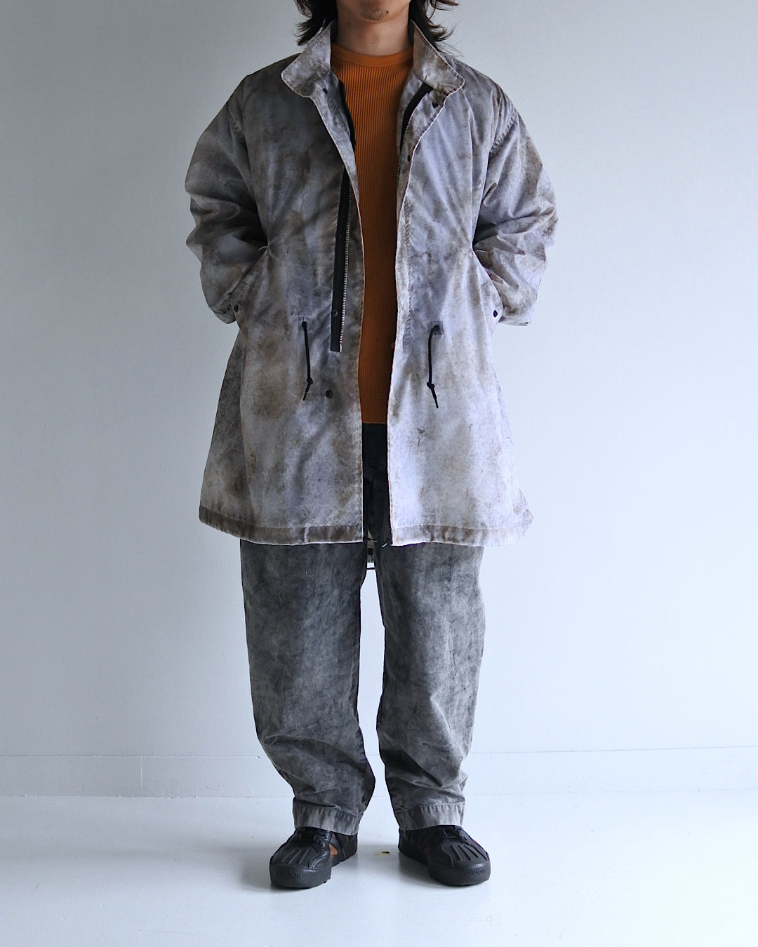 argue COTTON NYLON M-65 HALF COAT モッズコート ARGUE - ARGUE COTTON NYLON M-65 HALF COAT/BLACKの通販 by mitak