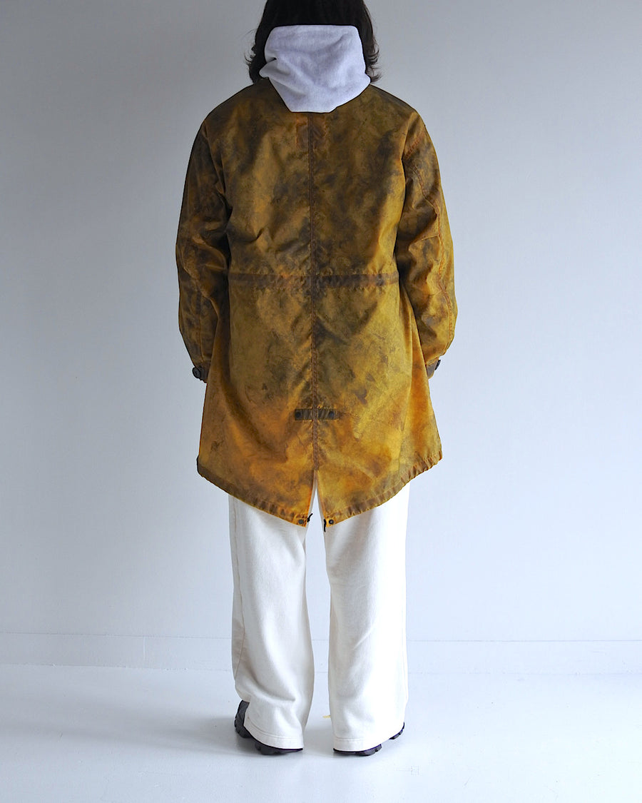 AN321 DIRTPAINT NYLON MODS COAT YELLOW