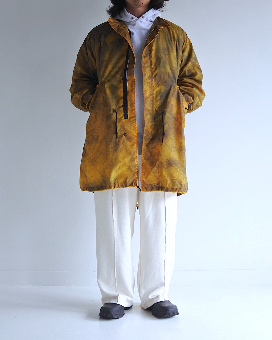 AN321 DIRTPAINT NYLON MODS COAT YELLOW