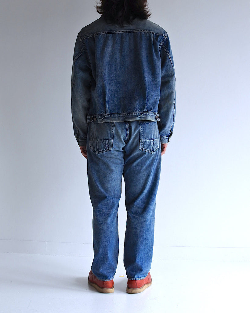 CONTEXT-005 FRONT TUCK DENIM JACKET <  4 colors >