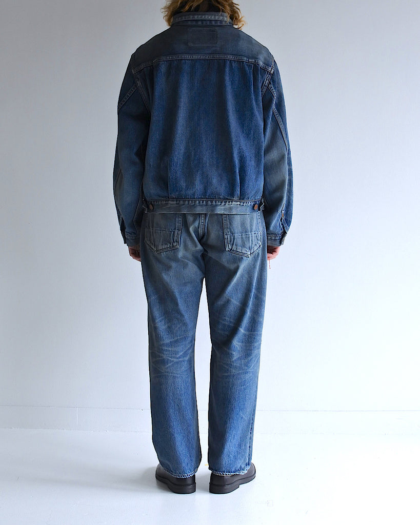 CONTEXT-005 FRONT TUCK DENIM JACKET <  4 colors >