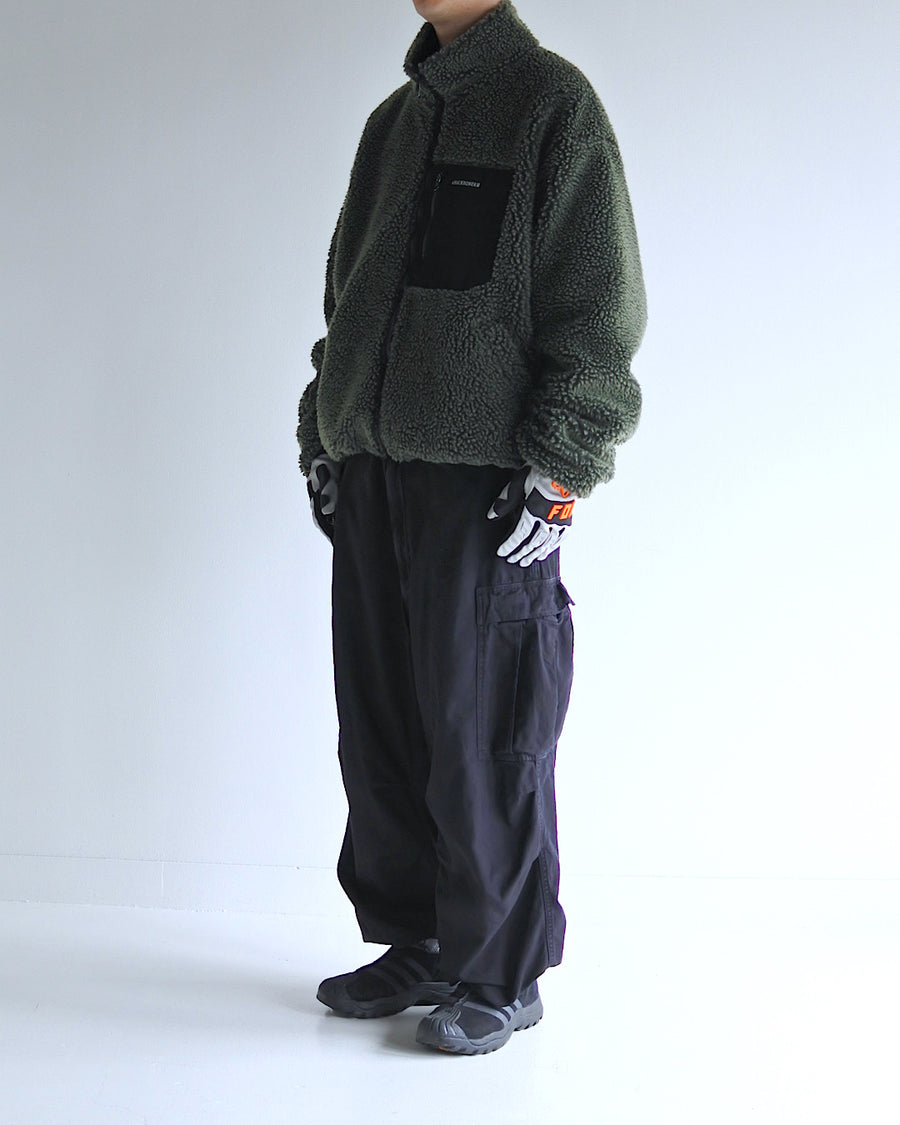 AN326 REVERSIBLE BOA JACKET OLIVE