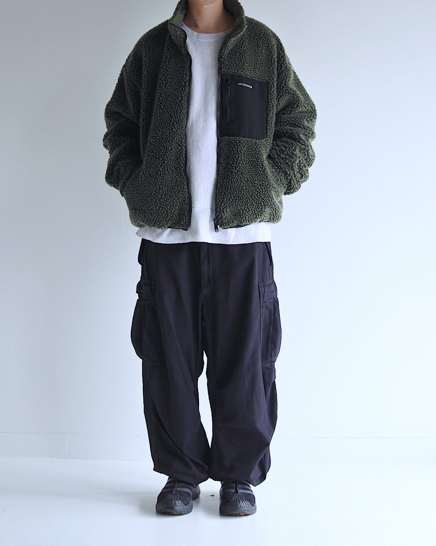 AN326 REVERSIBLE BOA JACKET OLIVE