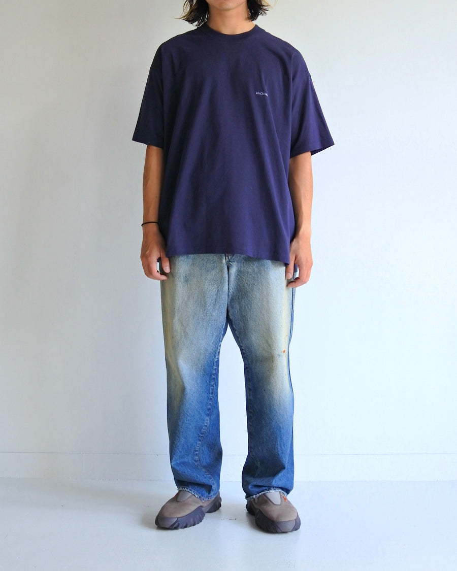 NM-TS09 STANDARD EMB S/S T-S NAVY