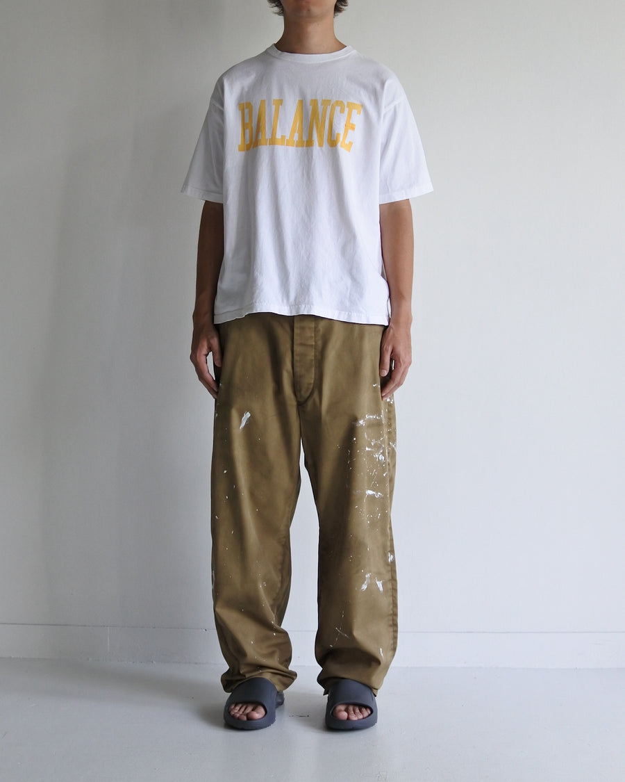 AN360 BALANCE COLLEGE PRINTED S/S T-S YELLOW PRINT