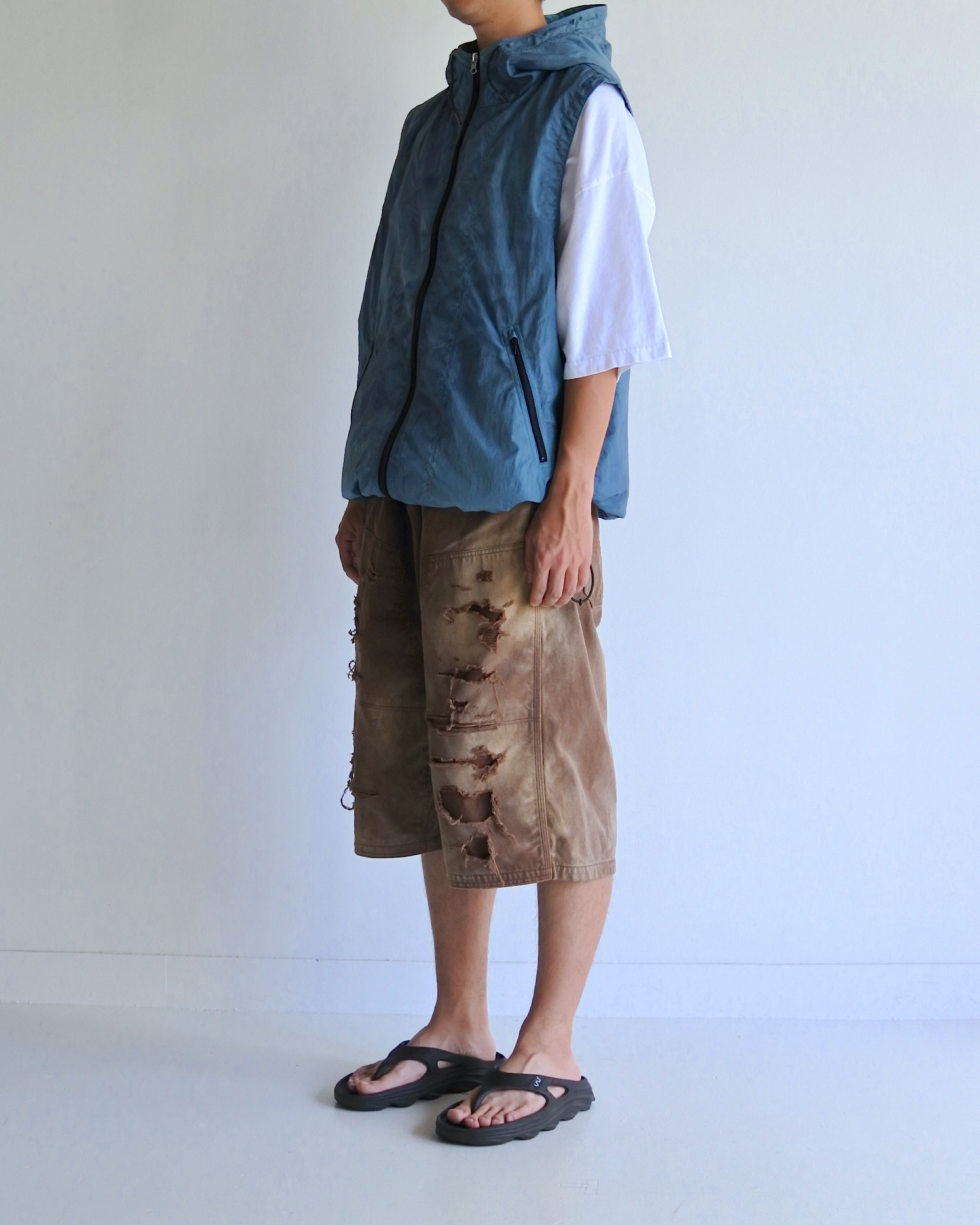 AN343 UTILITY NYLON VEST BLUE – ANACHRONORM