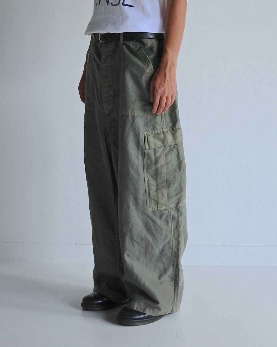 alound tapered baker pants olive xlサイズ ALOUND TAPERED BAKER PANTS XL WTAPS 新作 - メルカリ