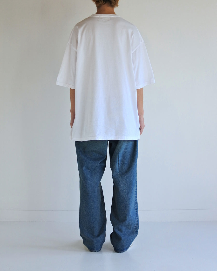 AN368 MANCHESTER PRINTED S/S T-S WHITE