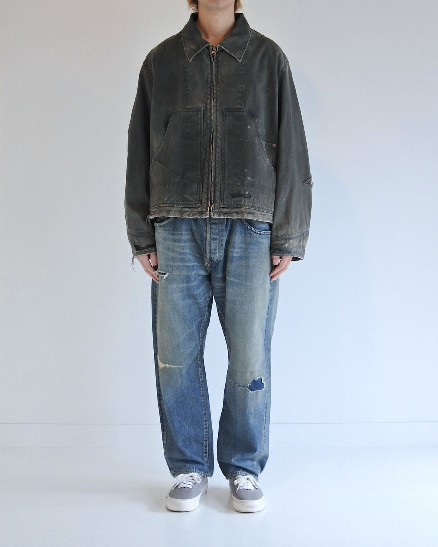 ANACHRONORM /REMAKED DETROIT DUCK JACKET BLACK