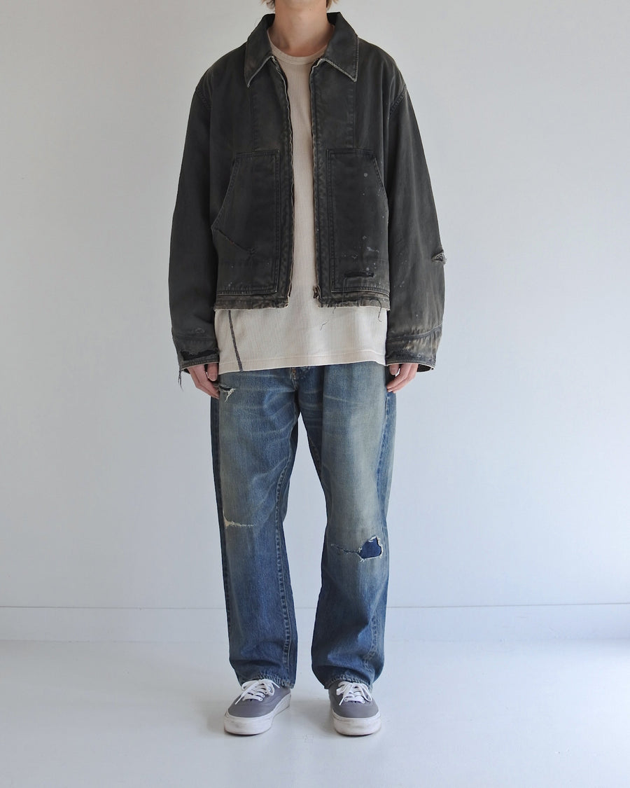 ANACHRONORM /REMAKED DETROIT DUCK JACKET BLACK