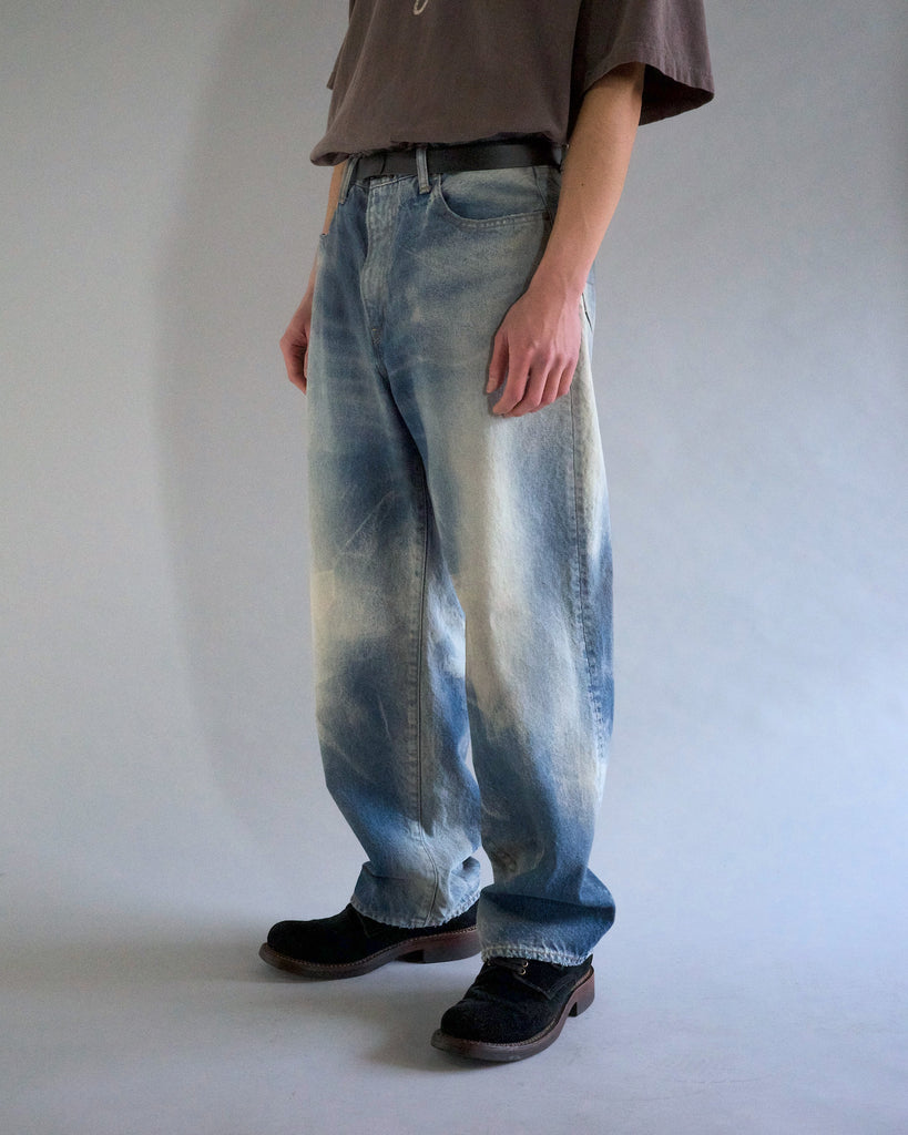 CONTEXT-003N 80's WIDE 5P PANTS < 6 colors >