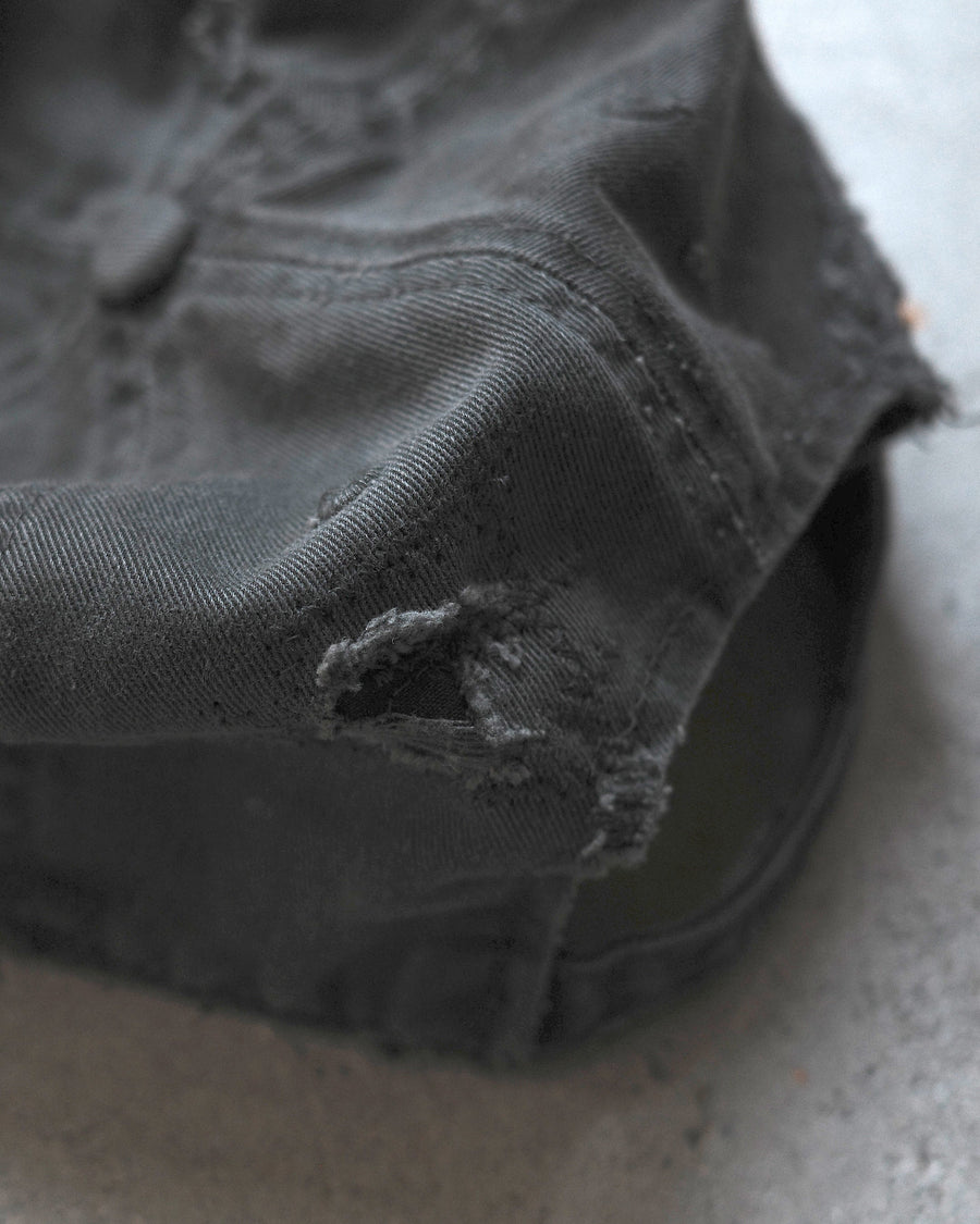 ANACHRONORM / DISTRESSED PATCH 6PANEL CAP - CHARCOAL [BALANCE EXCLUSIVE]