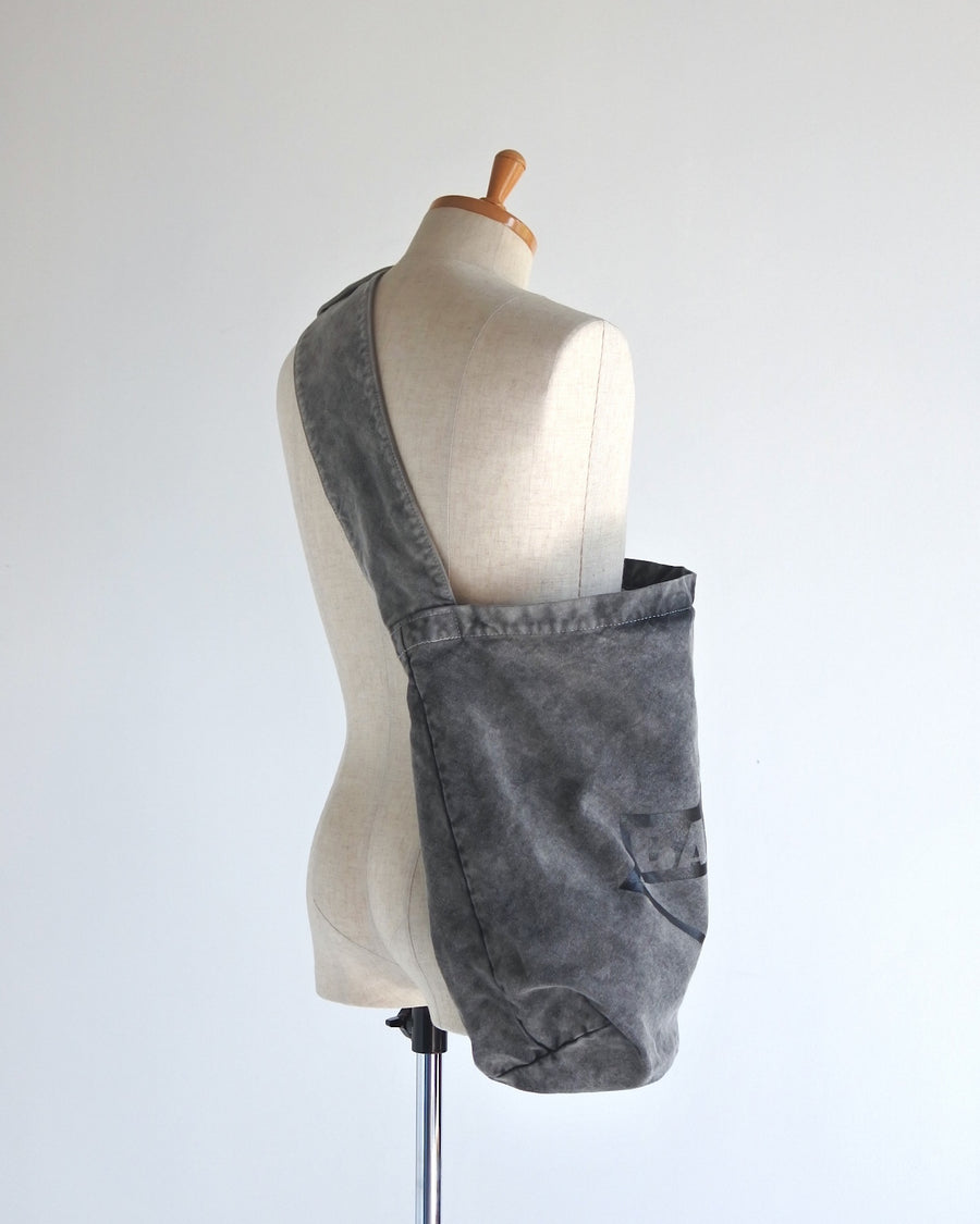 AN20TH-013 SULFUR DYED CANVAS タスキショルダー BLACK