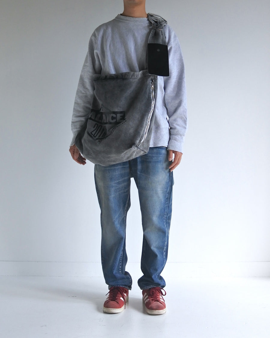 AN20TH-013 SULFUR DYED CANVAS タスキショルダー BLACK