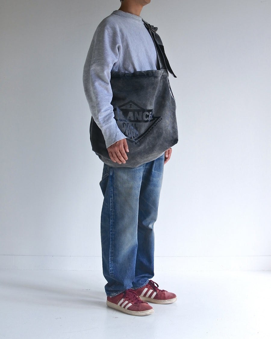 AN20TH-013 SULFUR DYED CANVAS タスキショルダー BLACK