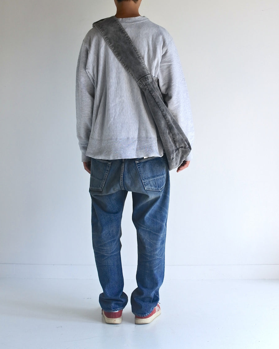 AN20TH-013 SULFUR DYED CANVAS タスキショルダー BLACK