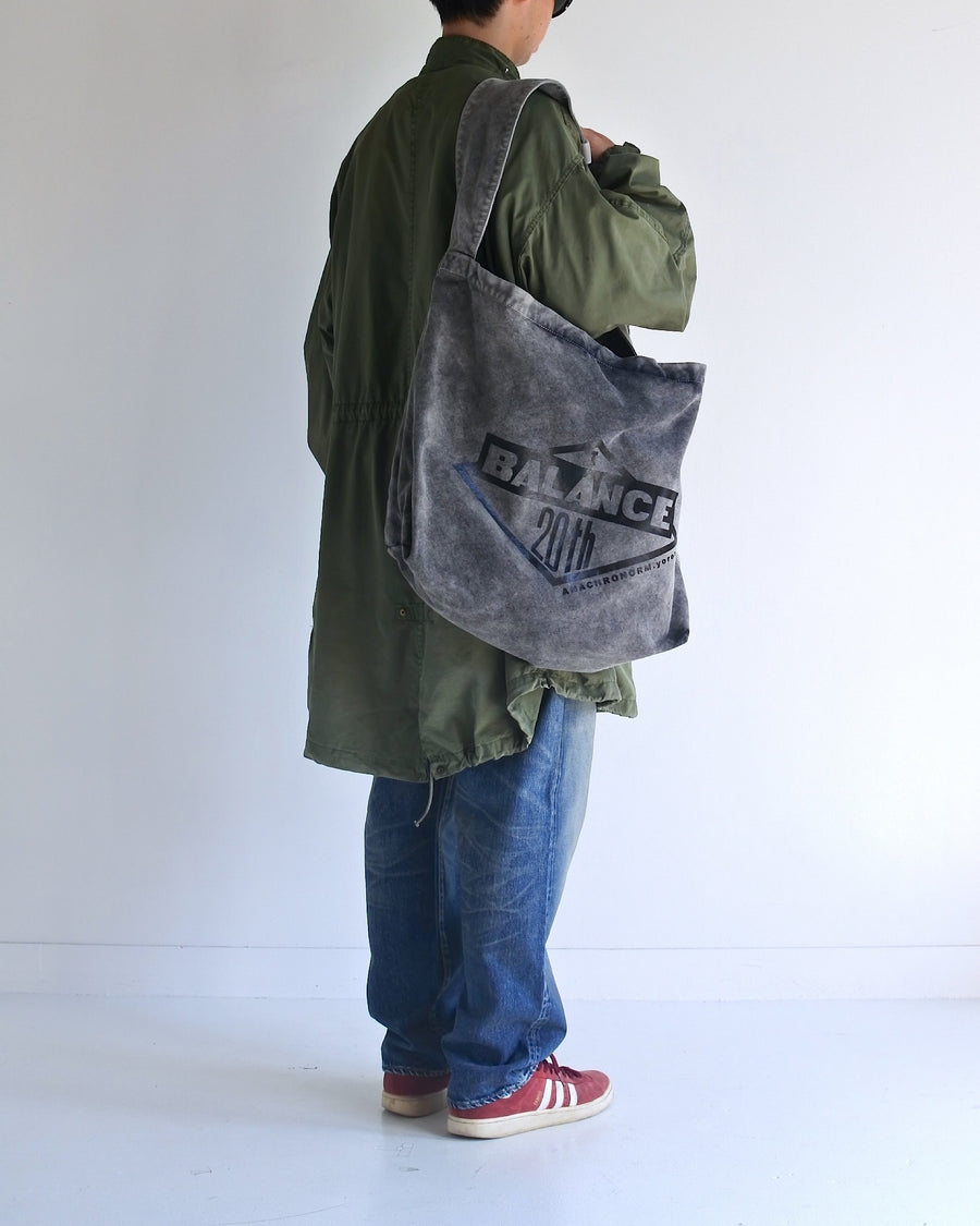 AN20TH-013 SULFUR DYED CANVAS タスキショルダー BLACK