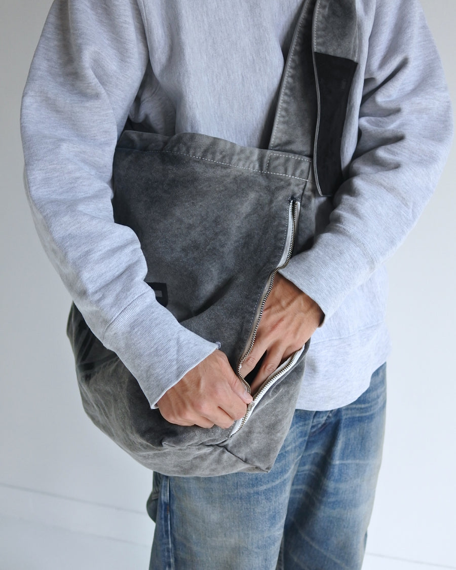 AN20TH-013 SULFUR DYED CANVAS タスキショルダー BLACK