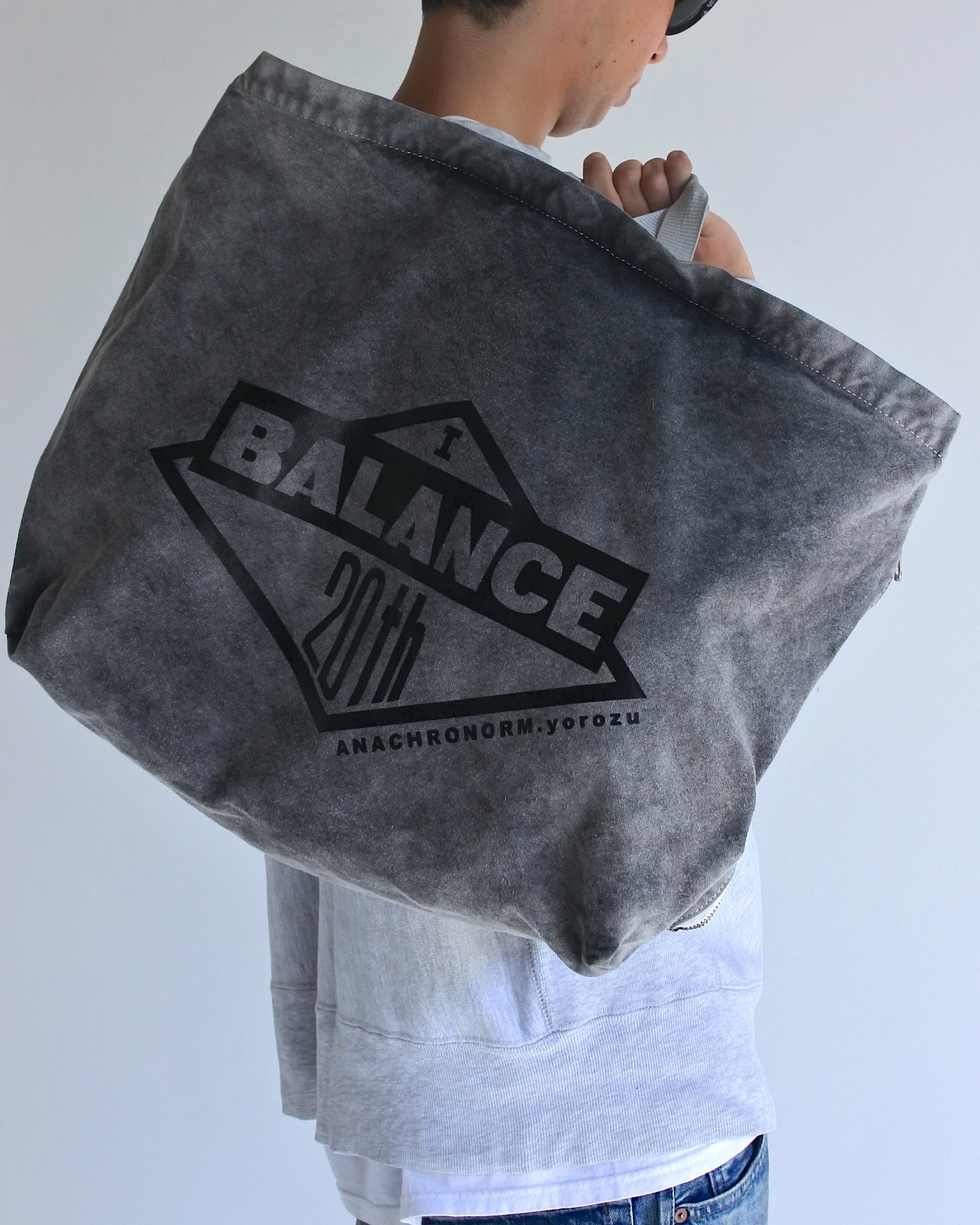 AN20TH-013 SULFUR DYED CANVAS タスキショルダー BLACK AN20TH-013 SULFUR DYED CANVAS タスキショルダー BLACK