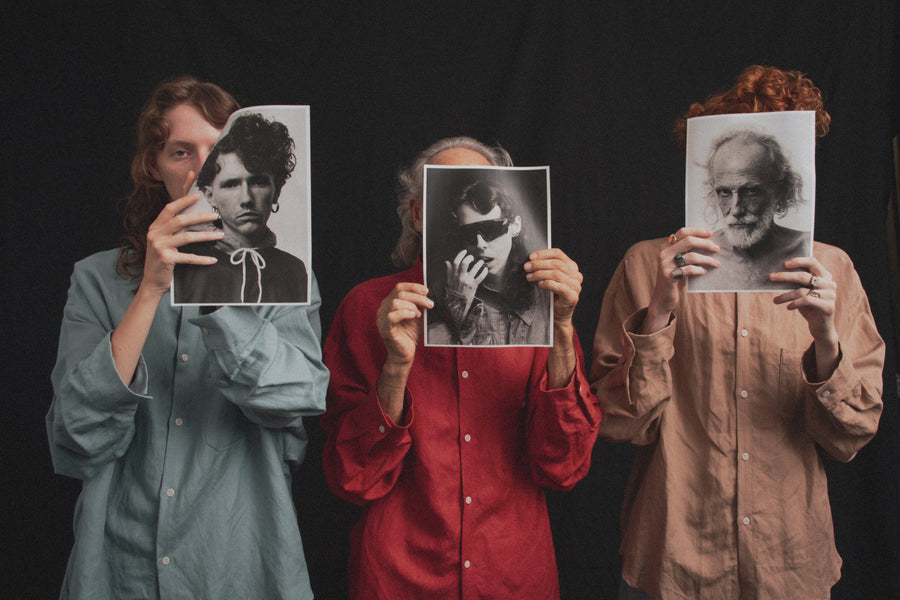 AN282 RAYON ReSIZE LONG SHIRTS BEIGE