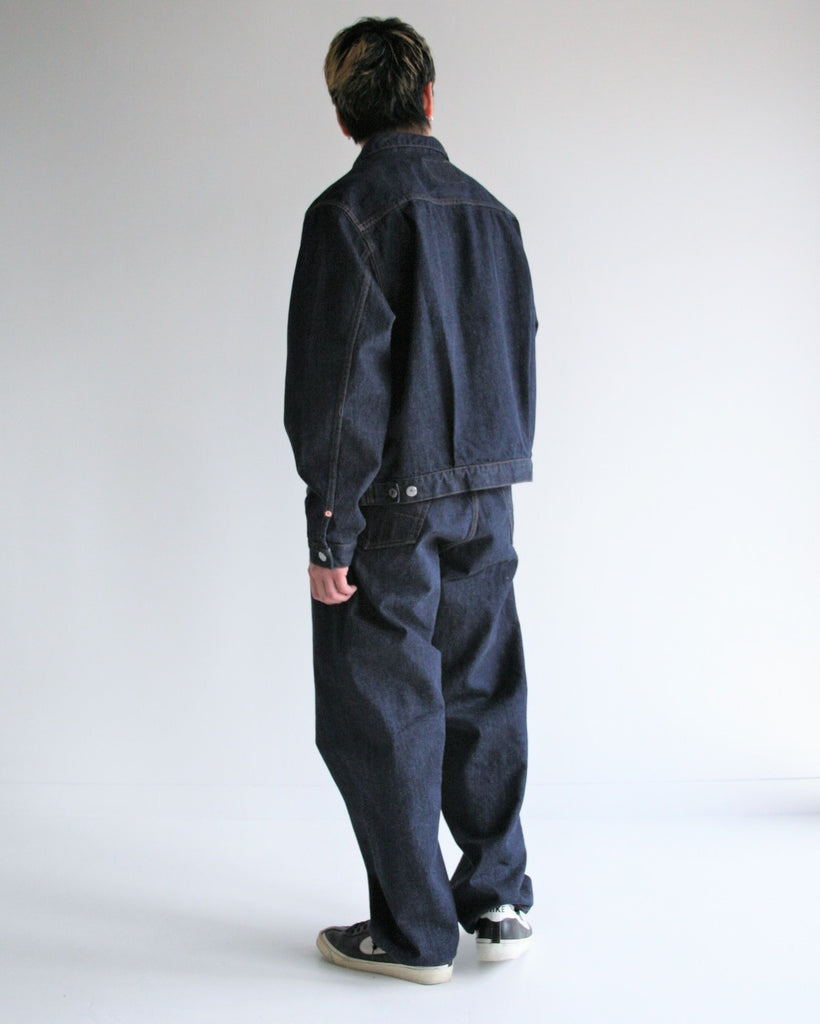 CONTEXT-005 FRONT TUCK DENIM JACKET <  4 colors >