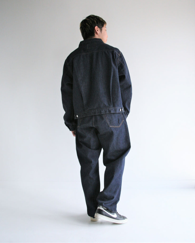 CONTEXT-005 FRONT TUCK DENIM JACKET <  4 colors >