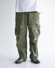 画像をギャラリービューアに読み込む, AN243  DIRT PAINT FATIGUE PANTS OLIVE
