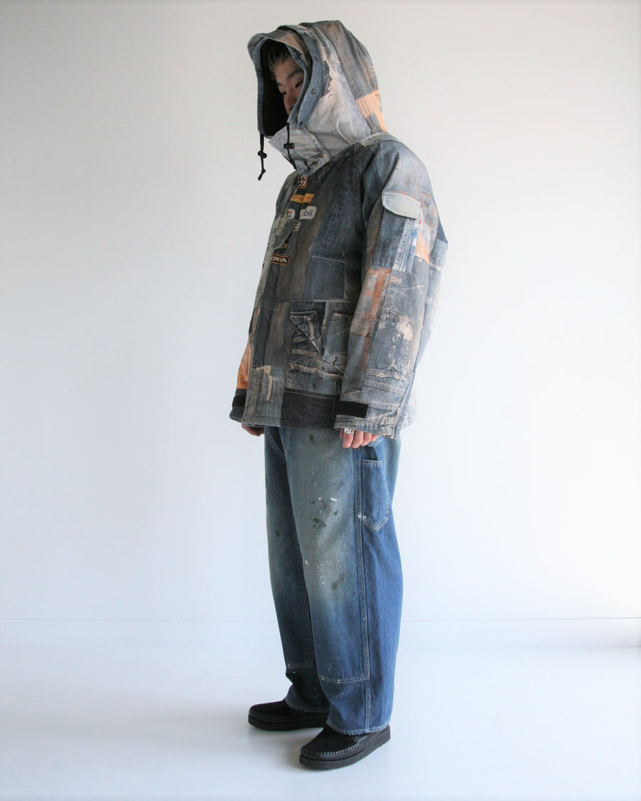 AN266 ECWCS TYPE PARKA JACKET INDIGO