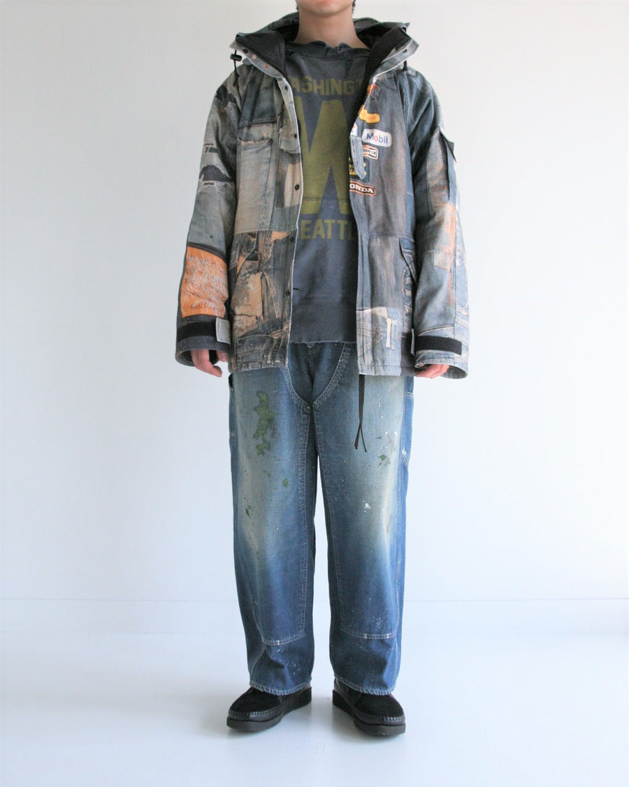 AN266 ECWCS TYPE PARKA JACKET INDIGO