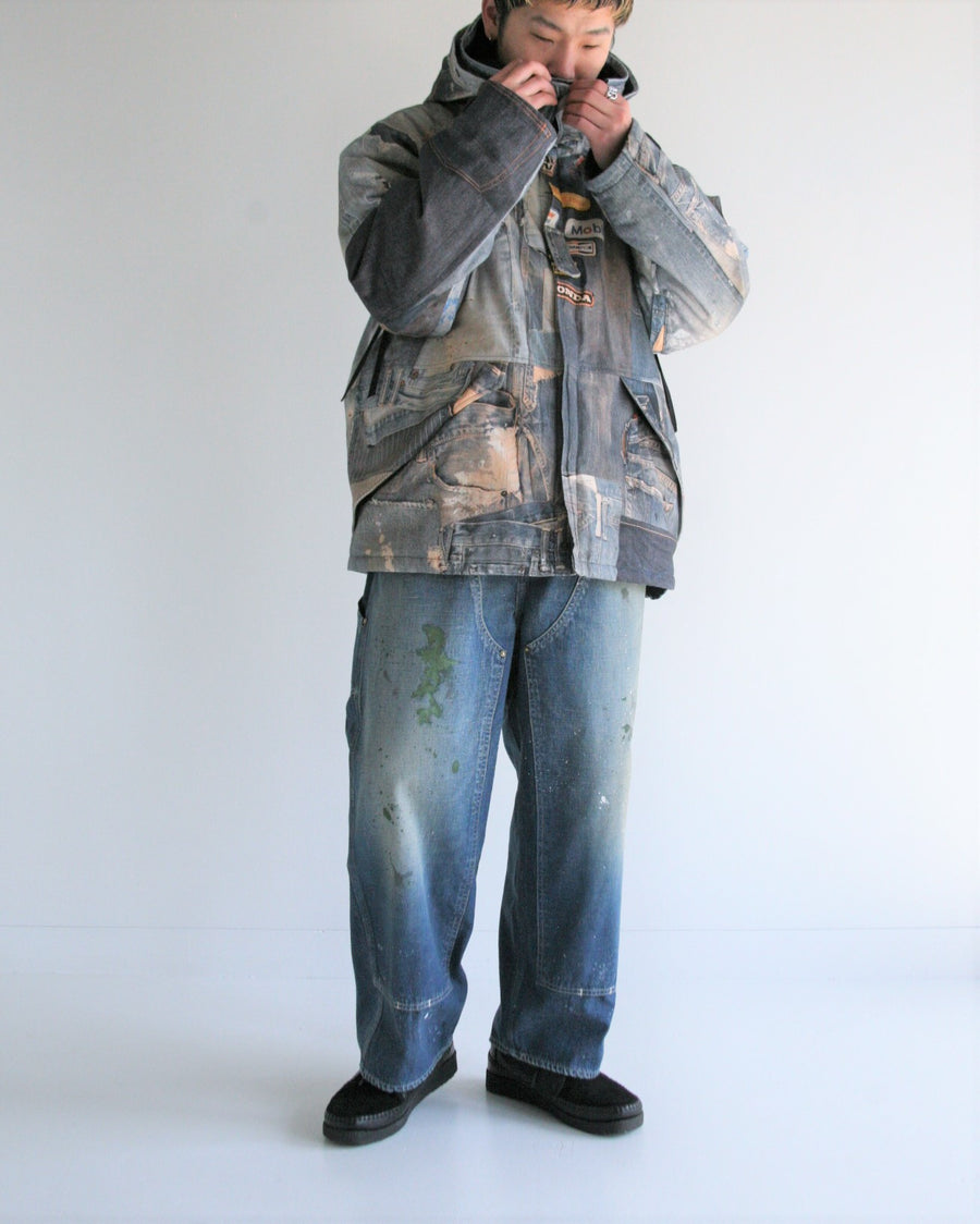 AN266 ECWCS TYPE PARKA JACKET INDIGO