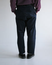 画像をギャラリービューアに読み込む, AN255 DRAPING TAPERED TROUSERS NAVY
