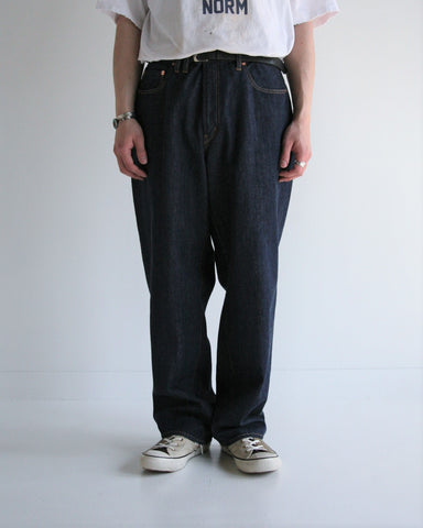 CONTEXT-003 80年代靛蓝宽幅5条裤（一洗）