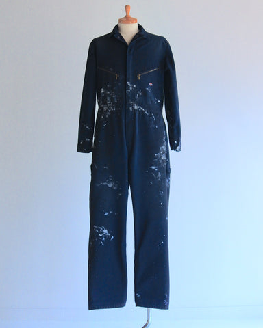 ANDK002 FADED WORK JUMPSUITS DARK NAVY