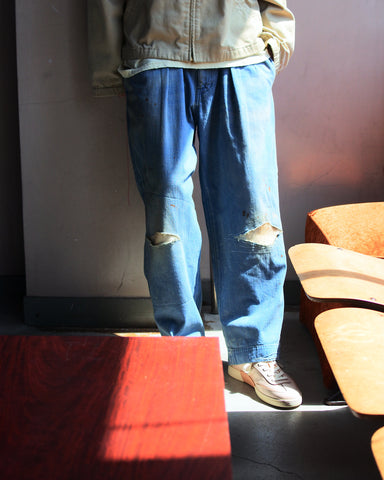 AN402 REMAKED WIDE DENIM TOROUSERS INDIGO(REMAKE)