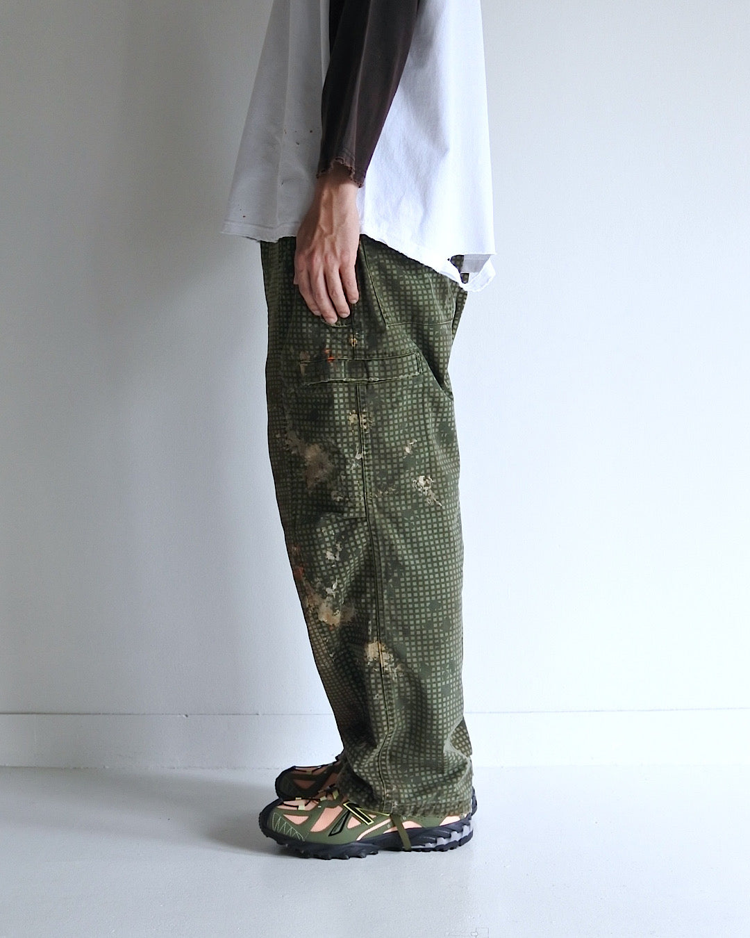 AN20TH-009 REMAKED DESERT NIGHT CAMOUFLAGE PANTS OLIVE