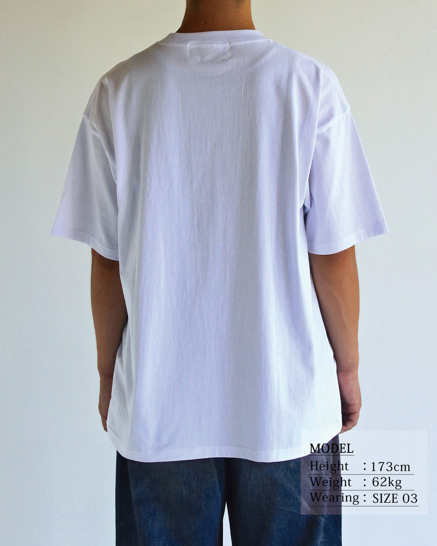 NM-TS09 STANDARD EMB S/S T-S WHITE