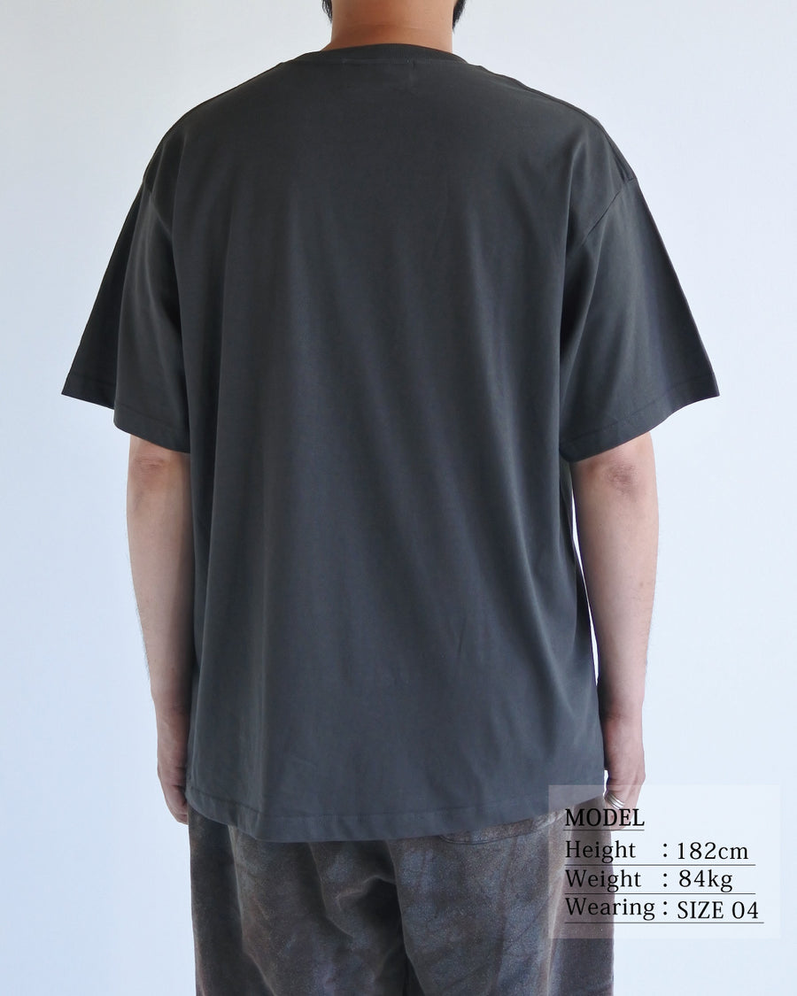 ANACHRONORM × Souvenyr NYC ランニング 半袖Tシャツ チャコール | コラボグラフィック ヴィンテージ ニューヨーク コットン100%