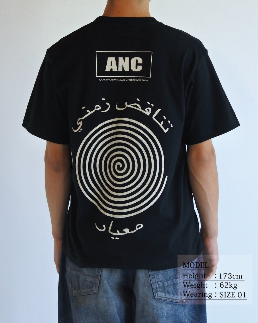 VORTEX PRINTED S/S T-S BLACK – ANACHRONORM VORTEX PRINTED S/S T-S BLACK – ANACHRONORM